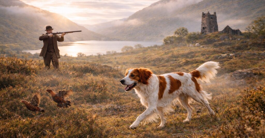 Irish Red and White Setter Origin Picture