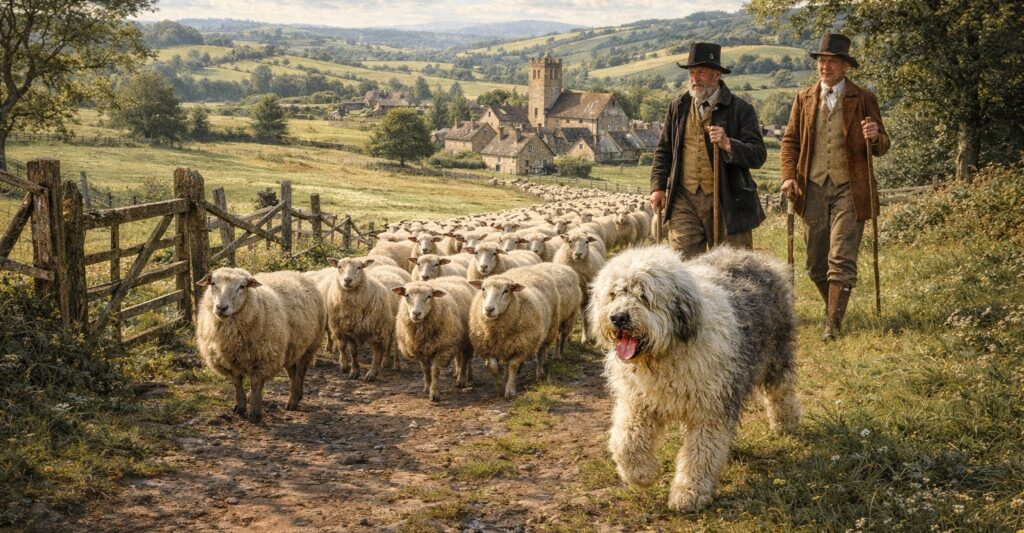Old English Sheepdog Origin Picture