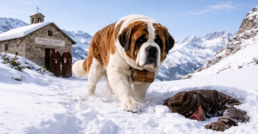 Saint Bernard Origin Picture